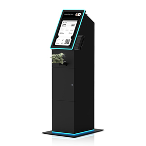 F53 Negro 21,5 ''Pantalla táctil Orden de autoservicio Kiosco móvil Nueva condición Panel IPS con escáner de código QR para uso de pago - Product Image 1