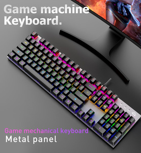 Free Wolf K1 Mechanical <strong>Keyboard</strong> 104-Key Green Axis Notebook Desktop <strong>Computer</strong> Gaming <strong>Keyboard</strong> - Product Image 1