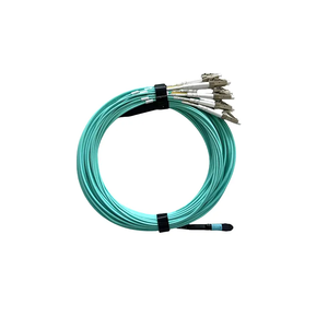 MM OM3 12 Cores Low Loss MPO/<strong>MTP</strong> Female Connector Fiber Optic Patch Cord Jumper LC/SC/FC <strong>Trunk</strong> Cable Aramid Communication Cables - Product Image 3