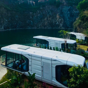 โรงแรมกลางแจ้งเคลื่อนที่พร้อม16kWh พลังงานแสงอาทิตย์แบบครบวงจรบ้านแคปซูลบ้านเทรลเลอร์ตั้งแคมป์ขนาดใหญ่ที่ทันสมัยใน8kW เดียว - Product Image 3