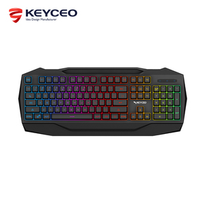 Teclado y ratón 3 en 1 para videojuegos, Combo inalámbrico RGB, ranura para poner los teléfonos ergonómicos disponibles para la versión con cable - Product Image 3