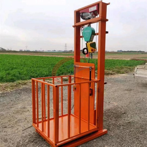 Pequeño elevador eléctrico simple, elevador de carga doméstico, almacén de fábrica, carga y descarga, plataforma de elevación hidráulica móvil - Product Image 6