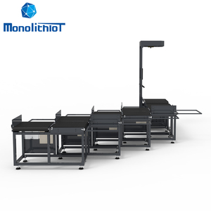 MonolithIoT-sistema de clasificación de paquetes automatizado, escaneo de pesaje de dimensión DWS, cinta transportadora de logística Express, 8 puntos - Product Image 3
