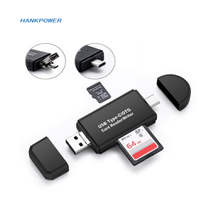 Adattatore per lettori di schede Micro USB di tipo C 4 in 1 con supporto per scheda SD e lettore di schede TF per telefono cellulare - Product Image 2