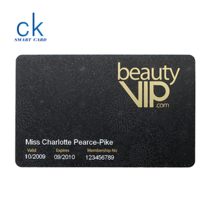 定制印刷pvc卡，带烫印号码会员卡 - Product Image 5