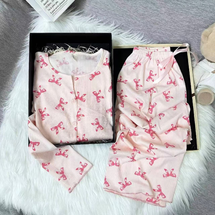 HDS-Y017# Noeud en poudre de fil rose