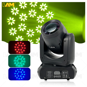 150W Mini DMX Disco LED Iluminación de escenario Haz afilado Cabezas móviles Gobo Spot para DJ Party Lyre Modo de control de iluminación de escenario DMX512 - Product Image 1