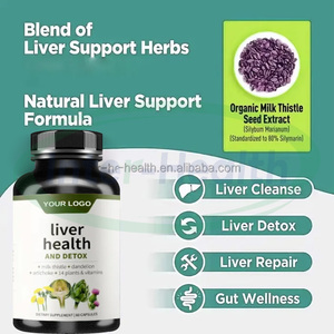Silymarin ve karahindiba kökü karaciğer sağlık desteği, antioksidan destek ve detoks ile Ausreson karaciğer sütü devedikeni kapsülü - Product Image 2