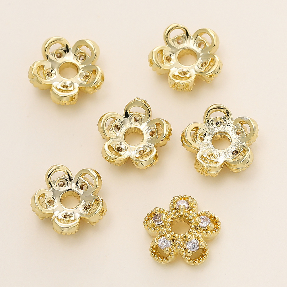 14k color-preserving flower base