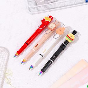 Özel Logo karikatür tarzı dolma kalemler ile değiştirilebilir 0.38mm F Nib plastik öğrenci kalemler için hediye kutusu ile okul yazma - Product Image 4