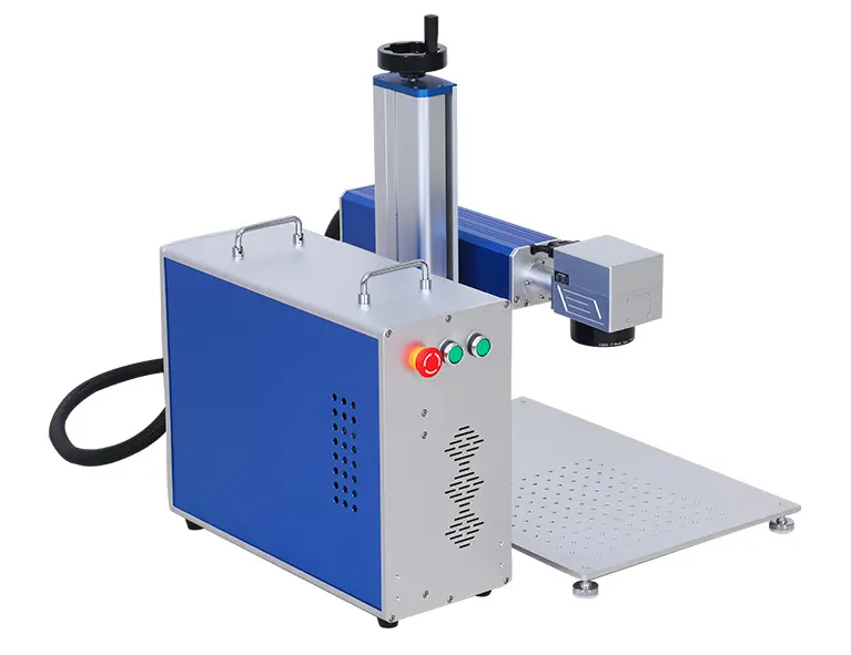 Laser a fibra 30w stampante per etichette auricolari in fibra laser macchina per marcatura laser carta di credito in metallo di plastica macchina per incisione laser