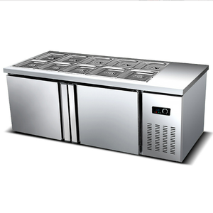 Tủ lạnh làm <span class=keywords><strong>salad</strong></span> bằng thép không gỉ, bàn chuẩn bị <span class=keywords><strong>salad</strong></span> có tủ lạnh dành cho nhà hàng và siêu thị - Product Image 1