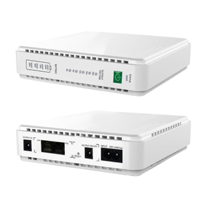 POE2188L Mini DC UPS белый, 21 Вт, 100-240VAC вход, 8800 мАч батарея, несколько DC & USB интерфейсов для устройств POE - Product Image 1