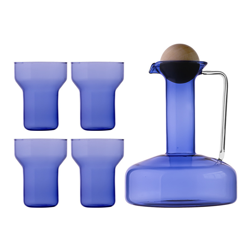 1 olla + 4 tazas/juego cisne azul