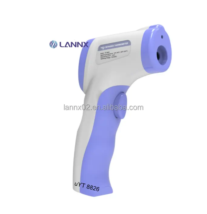 ترمومتر رقمي صغير للأذن غير مرئي بسعر منخفض من LANNX طراز uYT 8826 ترمومتر رقمي للجبهة غير مرئي قارئ سريع ترمومتر طبي