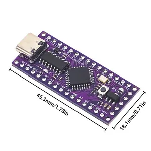 Type-C LGT8F328P LQFP32 MiniEVB SOP16 USB scheda di sviluppo Driver USB compatibile con ATMEGA328 Nano V3.0 per Arduino - Product Image 6