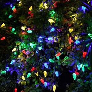 8 Funktionale 5M 50 <span class=keywords><strong>LED</strong></span> Erdbeer Lichterkette für Weihnachts fest Garten Baum Dekor IP44 Outdoor Kunststoff C6 Lichterketten