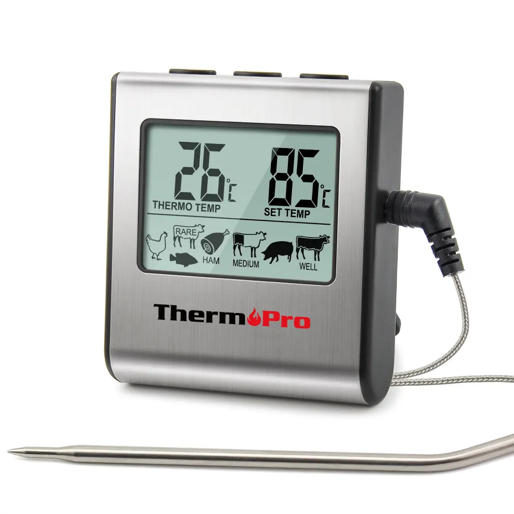 ThermoPro TP16 Digital Kitchen Baking termometro da forno ad alta temperatura con Display