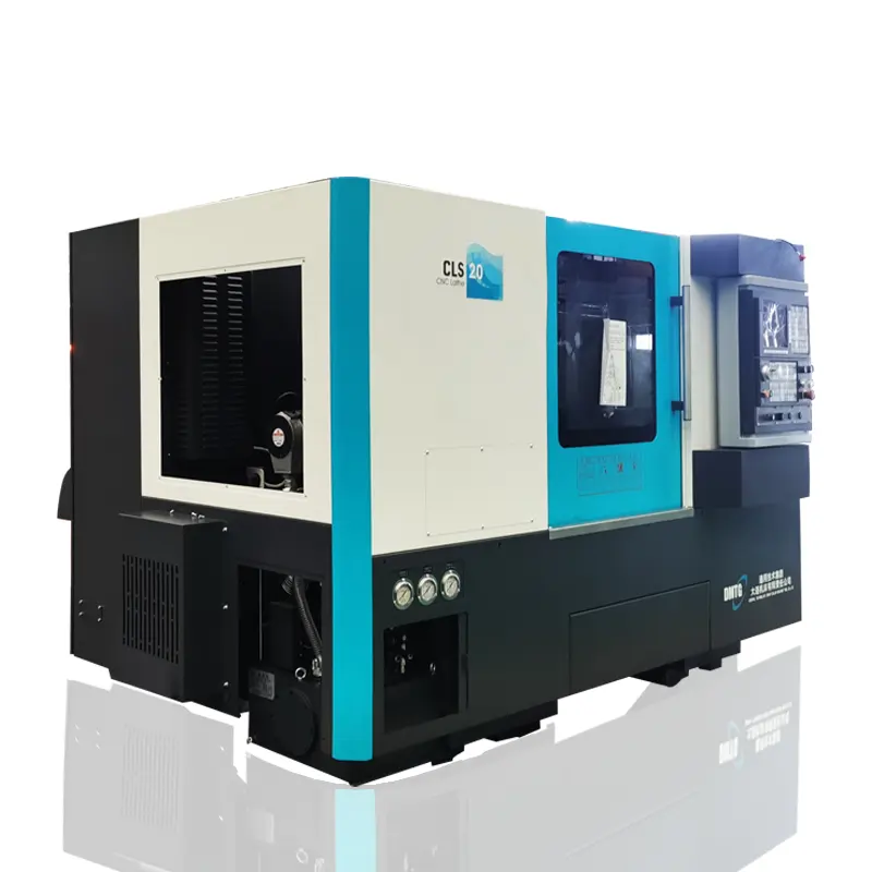DMTG CLS20 CNC eğimli yatak torna makinesi gelişmiş CNC teknolojisi ve fabrika doğrudan fiyat ile tahrik sistemi