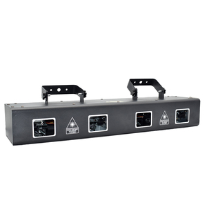 Disko lazer ışıkları 4 Lens RGB LED sahne parti ışığı DMX ses kontrol işın etkisi aydınlatma dans kat kulübü için - Product Image 5