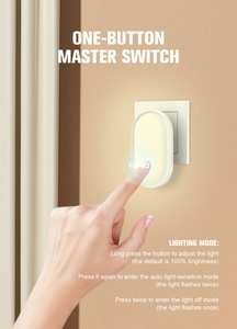 LDNIO Y2 Alta Qualidade Sensível Pequena Parede Plug-in Led Sensor Night Light Baby Bedroom Crepúsculo Automático para Escuro Sentido Iluminação