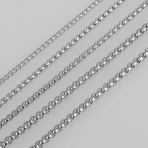 Paslanmaz çelik zincir kolye kutusu zincir seçim için farklı boyut orijinal renk - Product Image 5