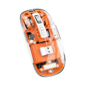Professional Factory Multi-Color Adjustable <strong>Dpi</strong> for Bluetooth Rechargeable Silent Wireless <strong>Mouse</strong> New Trendy Transparent <strong>Mouse</strong> - Product Image 4