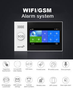定制DAYTECH TA04-KIT13图雅应用控制全触摸屏家庭安全防盗无线GSM报警系统 - Product Image 3