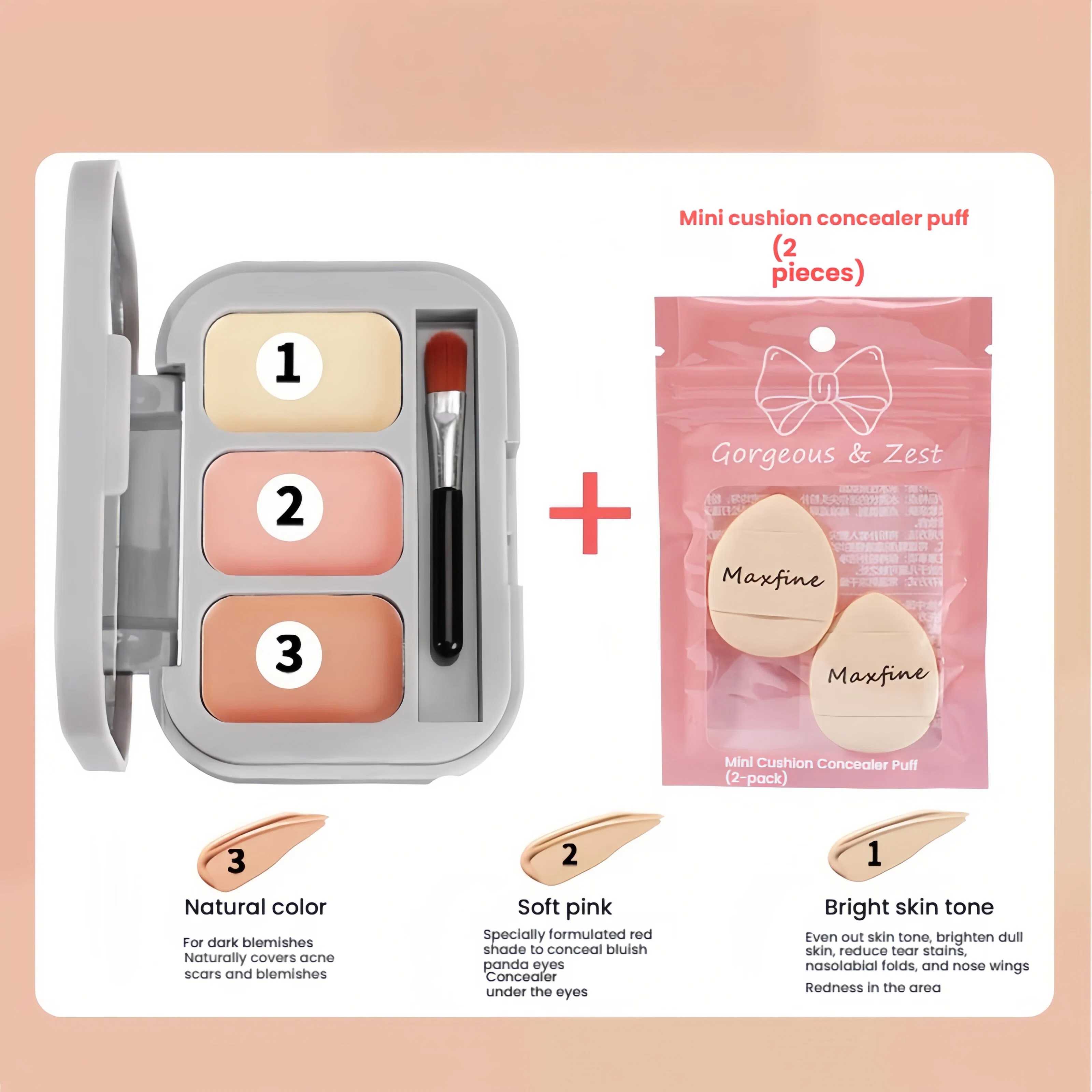 Palette anti-cernes + bouffée de pouce-14g3