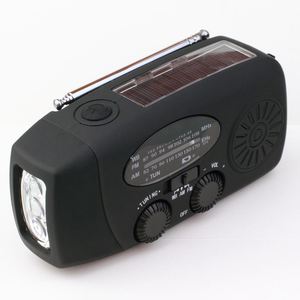 Wholesale Price 2000mAh Emergency Weather Radio 3 <strong>LED</strong> Flashlight Hand Crank Solar Battery Operated <strong>Wind</strong> <strong>up</strong> Radio AMFM/NOAA Radio - Product Image 1