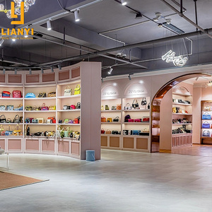 Metall Messing Led Light Luxus Taschen Vitrine <span class=keywords><strong>Pop</strong></span> Up Shop Boutique Handtasche Regal <span class=keywords><strong>Display</strong></span> Stand