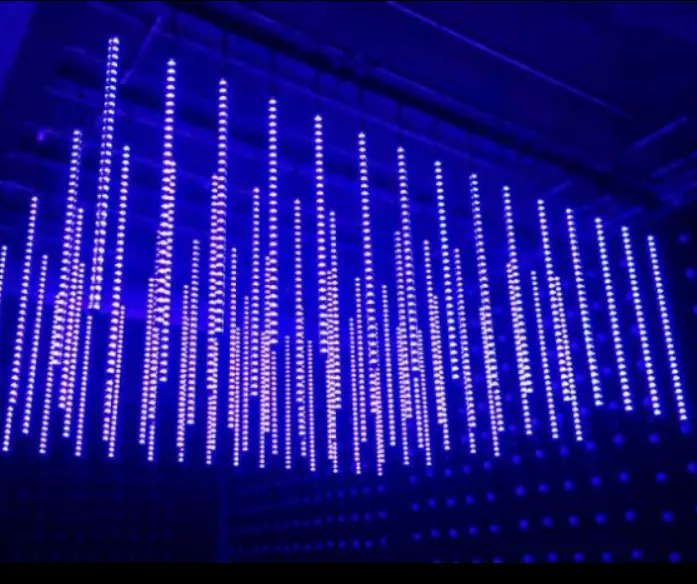 1m pixel light 360 led Meteor tube 24V 24 pièces étanche pour noël fête arbre vacances dj club fête scène