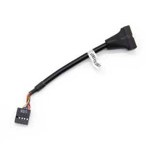 19/20 pinos <span class=keywords><strong>USB</strong></span> 3.0 fêmea para 9 pinos <span class=keywords><strong>USB</strong></span> 2.0 macho Motherboard Header adaptador macho para fêmea cabo para desktop 14cm