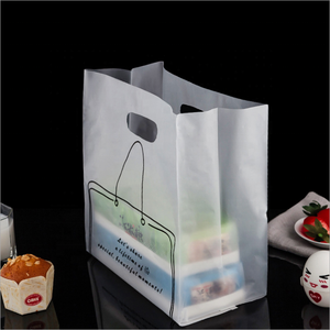 Renkli baskı biyobozunur özel tasarım plastik çanta almak restoran için - Product Image 5