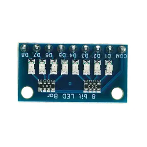 3,3 V 5V 8-Bit blau/rot LED-Anzeige modul Gemeinsame Anode/Kathode für DIY-Kit Arduino NANO UNO Himbeer pi 4 Nodemcu V3 ICs