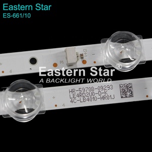 ES-661 <strong>LED</strong> Backlight Strip 4C-LB4010-HR01J 40HR330M10A0 V4 Use for <strong>T</strong> C L 40F6 40S325 40S6500 THOMSON 40FD3306 2pcs/set - Product Image 5