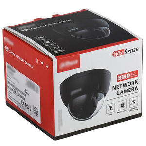 美国股票大华IPC-HDBW2841E-S黑色8MP红外贴片加周边保护WizSense圆顶网络PoE IP摄像机 - Product Image 2