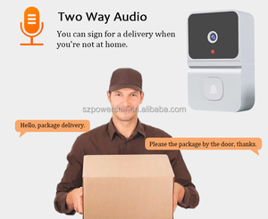 Sistema de timbre WiFi inalámbrico para exteriores inteligente con cámara de intercomunicación de visión nocturna Solución de seguridad para el hogar - Product Image 5