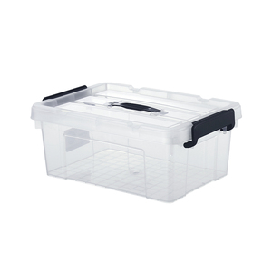 防水塑料耐用储物箱塑料储物箱节省空间 - Product Image 1