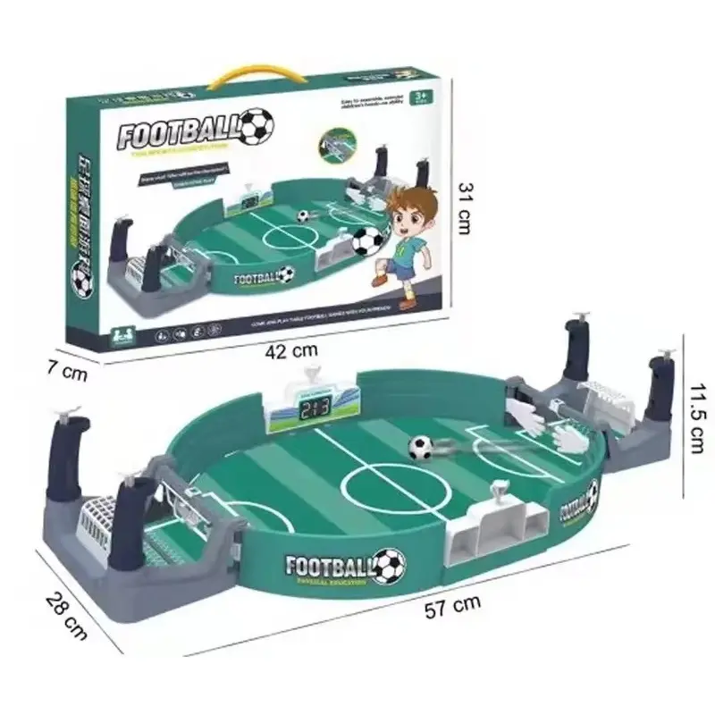 Mini Tabletop Desktop Football Toys Sports Interactive Toys for Parent-Child Puzzle Double Football Match Game Two Player Soccer