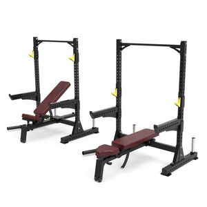 多機能傾斜傾斜フラットベンチウェイトトレーニングOEMジム調整可能なベンチプレスパワーリフティングスクワットコンボラックユニーク - Product Image 1