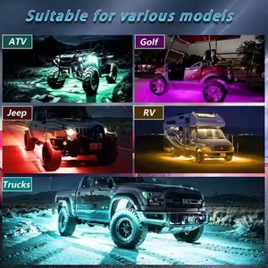 カーシャーシライト車装飾ライト夜の運転の雰囲気を改善するRGB 1600万色