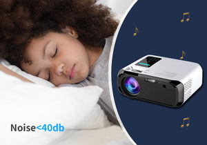 Ev sinemaları ve sunumlar için telefon için LED lamba 4K havai projektör ile Android 9.0 taşınabilir projektör - Product Image 5