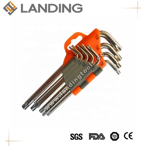 ชุดกุญแจ Torx 9ชิ้น,กุญแจอัลเลนขนาดเล็กแขนสั้นยาวกุญแจอัลเลน - Product Image 3