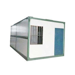改进的可折叠微型集装箱房屋小型家庭办公设计，具有方便运输的特点