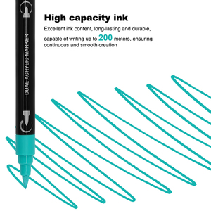 Khy Nghệ Sĩ Chuyên Nghiệp Vẽ Rượu Dựa Tip Kép Nghệ Thuật Đánh Dấu Thiết Lập 24 Màu Sắc Vĩnh Viễn Sơn Đánh Dấu Bút - Product Image 4