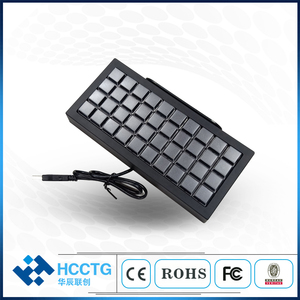 EMC ISO7811 40 Teclas Usb Con Cable Profesional Pos Caja Registradora Interruptor Teclado Programable Con Tarjeta Magnética KB40
