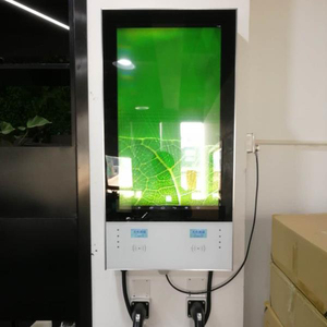 חיצוני חשמלי רכב טעינה תחנות עם 43 אינץ LCD פרסום מסך