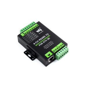 4-h RS485からRJ45イーサネットシリアルサーバー、4チャンネルRS485独立操作、レールマウント産業用分離シリアルモジュール - Product Image 3