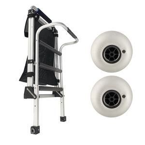 Gros pneu aluminium utilitaire pêche pliant ballon roues chariot de plage pour plage Camping - Product Image 6